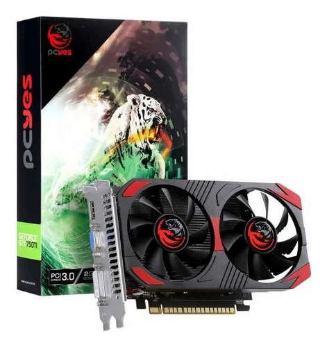 Placa De Vídeo Pcyes Gamer Geforce Gtx 750 Ti 4gb Ddr5
