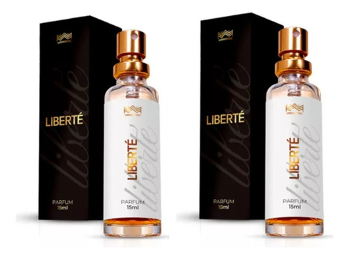 Kit 2 Perfume Liberté-amakha Paris 15ml - Excelente P/bolso