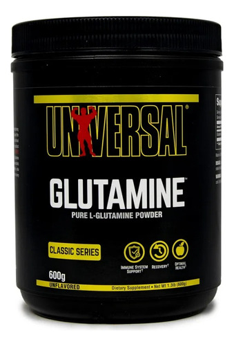 Glutamina Universal U.s.a. 600g - L-glutamina Pura En Polvo