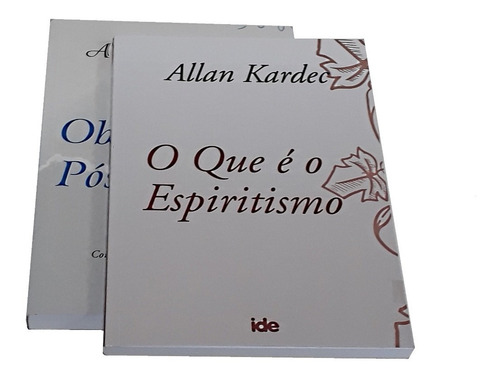 Coleção 7 Allan Kardec: Obra Basica Tamanho Extra +2 Livros
