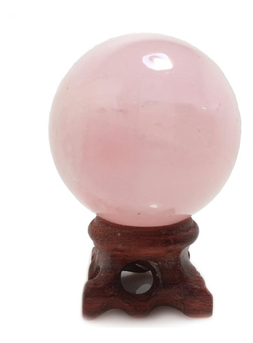 Bola De Cristal De Cuarzo Rosa De Jade Polar De 40 Mm / 1,6 