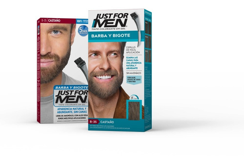 Just For Men Tintura En Gel Para Barba Y Bigote Cubre Canas