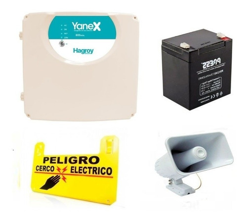 Imagen 1 de 6 de Cerco Electrico Quito Kit Yanex Hagroy Electrificador