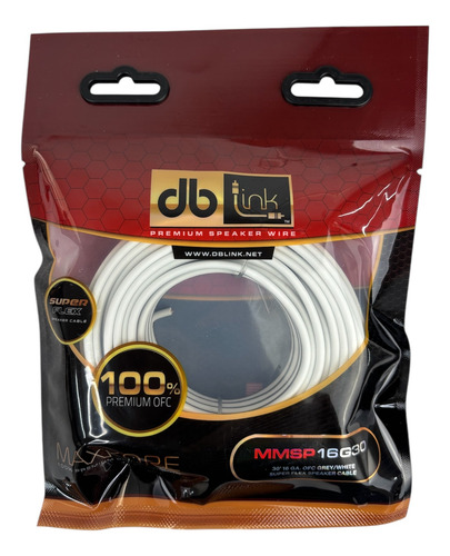 Cable Bocina Db Link Mmsp16g30 9.14 Metros Calibre 16 Ofc