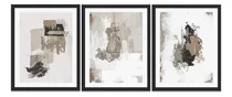 Comprar Set X3 Cuadros Modernos Arte Abstracto 40x50 Cm