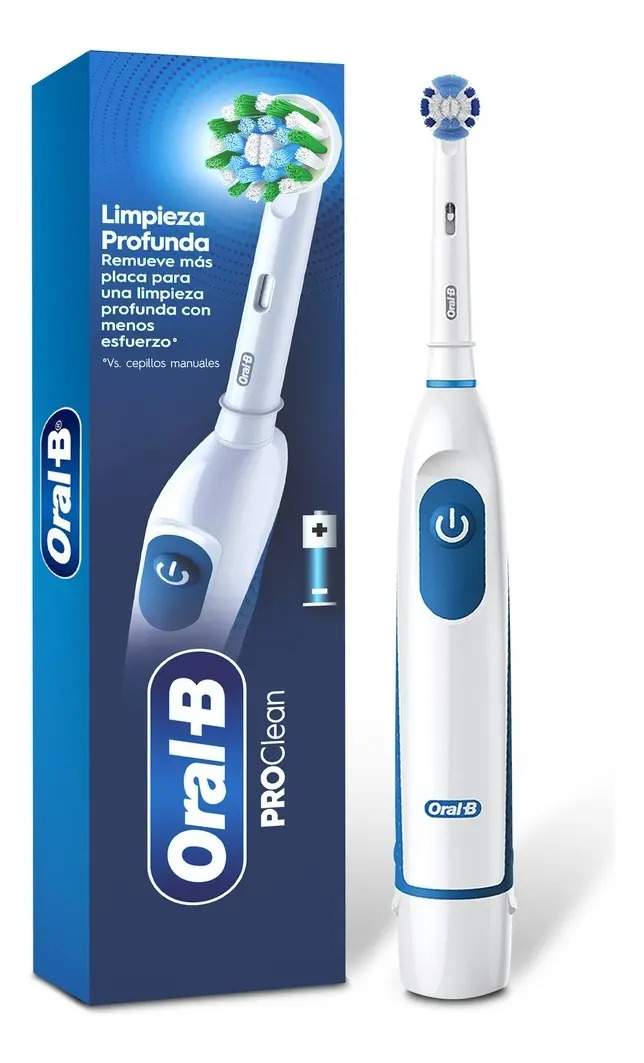 Oral-B Cepillos Electricos Pro-Salud Power de pilas color blanco y azul