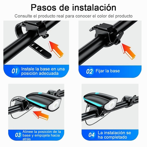 Imagen 9 de 10 de Con Embrague Eléctrico + Kit De Luces De Bicicleta Delantera