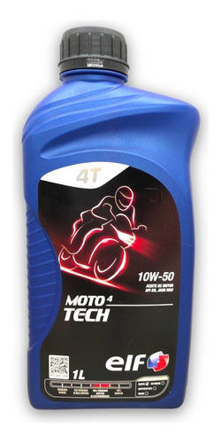 Aceite Elf Moto 4 Tech 10w50 1 Litro