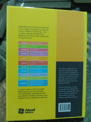 Fundamentos De Matemática Elementar Vol 5 - Combinatória / Probabilidade Capa Dura