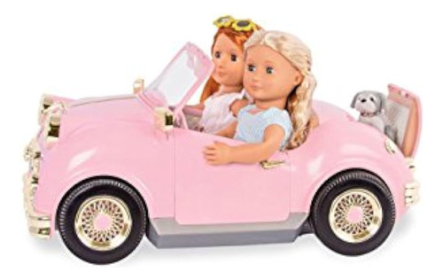 Nuestra Generación Retro Car Doll De 18 Pulgadas, 18