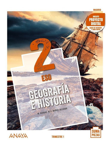 Libro Geografia Historia 2âºeso Madrid 21 Suma Piezas - A...