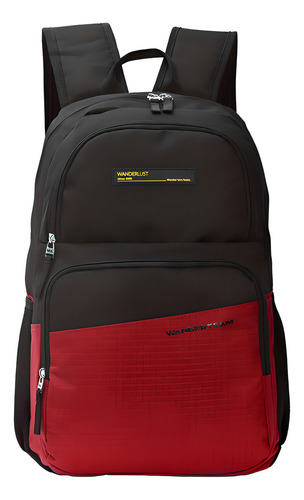 Mochila 18 Espalda Wander Team Roja Wanderlust - 34850 Color Rojo Diseño De La Tela Lisa