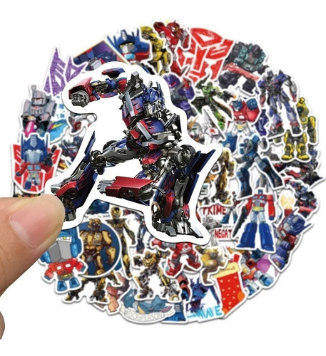 Transformers - Set 50 Stickers / Calcomanias / Pegatinas