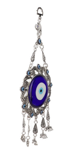 Imagen 2 de 10 de Cuentas De Mal De Ojo Azul Turco Para Colgar En La Pared