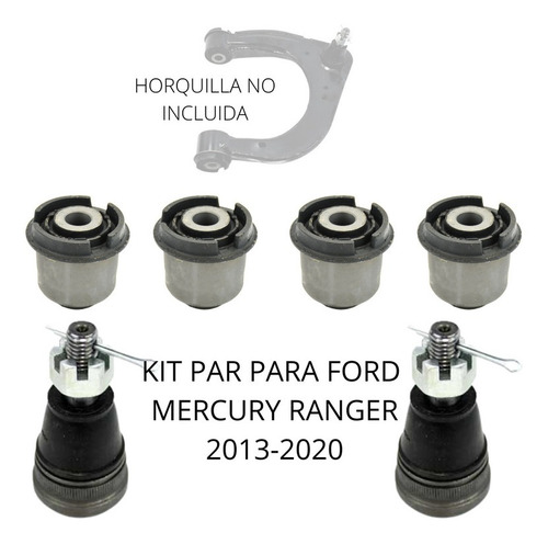 Kit Bujes Y Par Rotulas Para Ford Mercury Ranger 2013-2020
