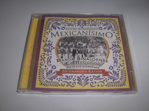 Banda El Recodo Mexicanisimo 20 Grandes Exitos Cd Sony 2010