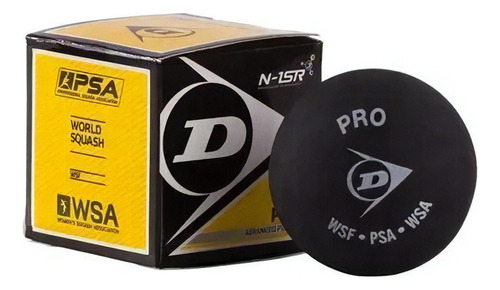 Pelota de squash negra Revelation Pro Dunlop