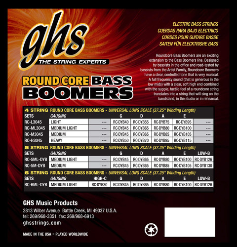 Ghs Rc-ml3045 Ronda Core Boomers Medium Luz Electrico Cuerda