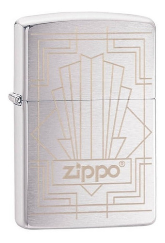 Encendedor original Zippo 49206 Metal Logo Company con líquido
