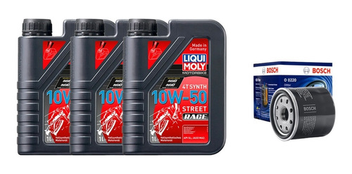 Kit Cfmoto 400/650 Nk/mt/gt 3l Liqui Moly 10w50 + Filtro