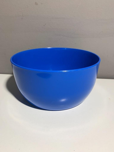 Bowl Plastico Azul De 15cm Recipiente Compotera Cereales