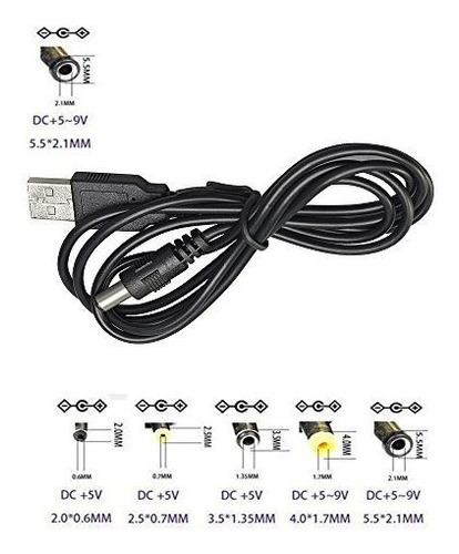 Accesorio Pc Teninyu Cable Alimentacion Usb 2.0 Dc 5