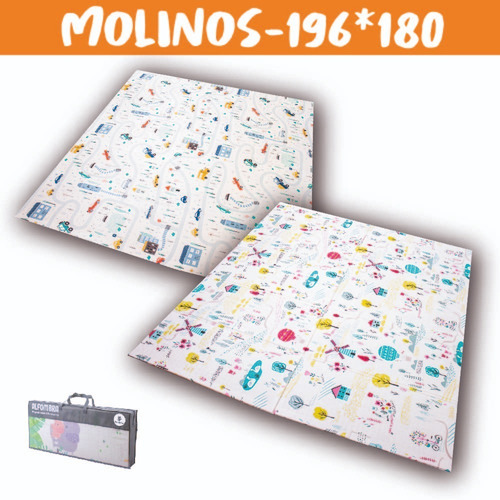 Alfombra Antigolpes Bebe Reversible Rainbow 196x180x0.8cm