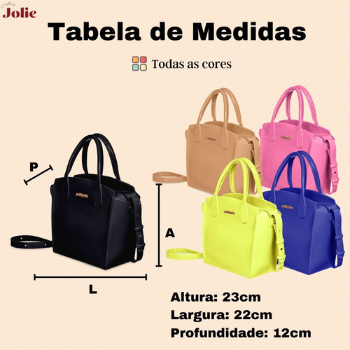 Imagem 7 de 8 de Bolsa Petite Jolie Feminina Transversal Promoção Barata