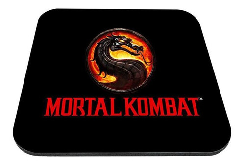 Mouse Pad Mortal Kombat Logo Clasico Mp068