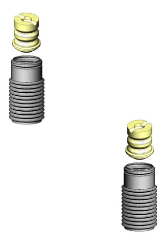 2 Cubrepolvo Amortiguador Delanteras Bmw 328i 2001-2002 Kyb