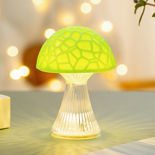 Lámpara Con Forma De Hongos Coloridos Con Luz Nocturna, Seri
