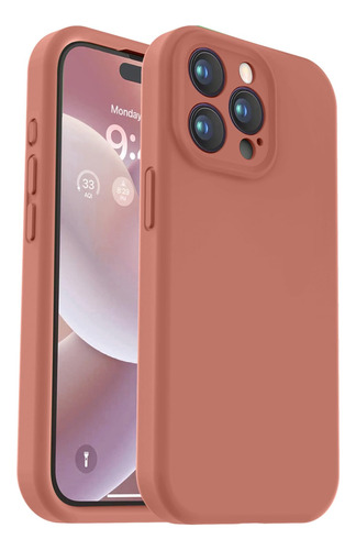 Vooii Funda Compatible Con  Phone 15 Pro, Silicona Líquida