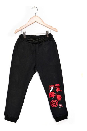 Jogging Avengers Pantalon Con Frisa Original Marvel