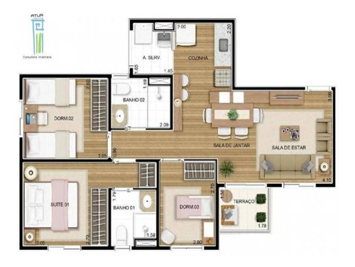 Imagem 20 de 22 de Apartamento À Venda, 65 M² Por R$ 330.000,00 - Vila Augusta - Guarulhos/sp - Ap0885