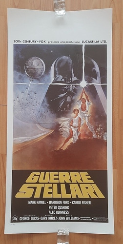 Locandina. Poster Original Star Wars En Italiano 