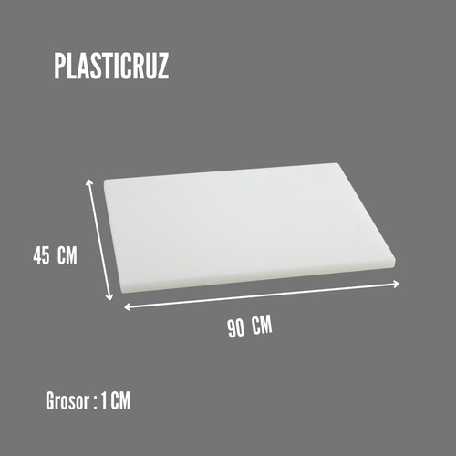 Imagen 2 de 4 de Tabla Profesional Para Cortar Picar Alimentos 90x45x1cm