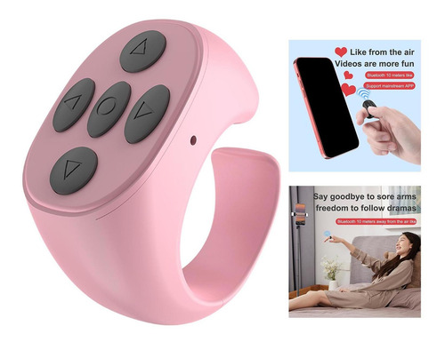 Mini Portátil Inalámbrico Con Control Remoto De Rosa