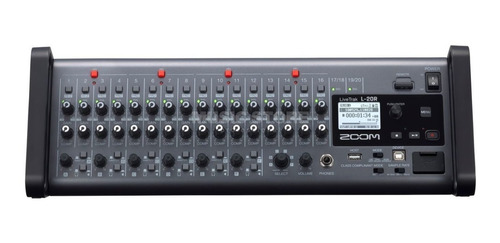 Mesa De Som Digital Zoom Livetrak L-20r