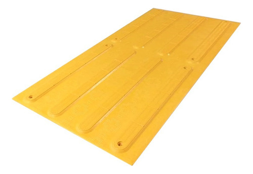 Panel Táctil No Vidente Estriado Amarillo 30x60cm Ands