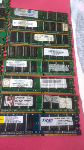 Lote De Memoria Ram Ddr333/400, Ok.