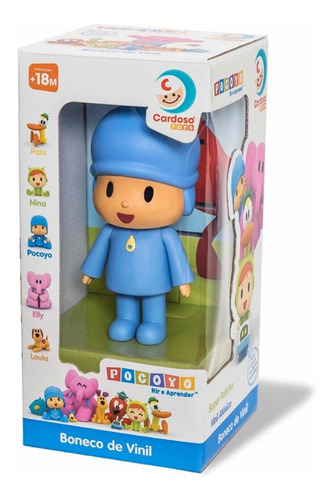 Pocoyo De Vinil + Elly Nina Loula Pato Kit 5 Bonecos Cardoso
