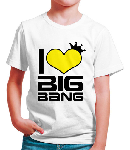 Polo Niño I Love Big Bang (d0830 Boleto.store)