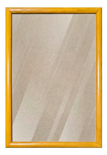 1 Marco De Madera Con Acrílico 60 X 85cm Todo Incluido Ocre