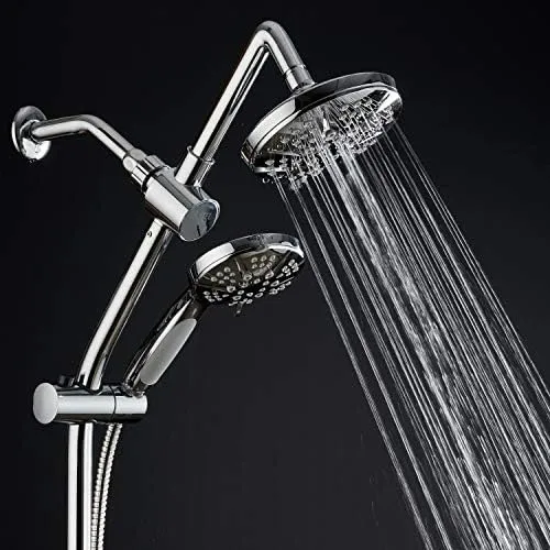Spa Station 34 Barra Deslizante Ajustable Sin Taladros Con C