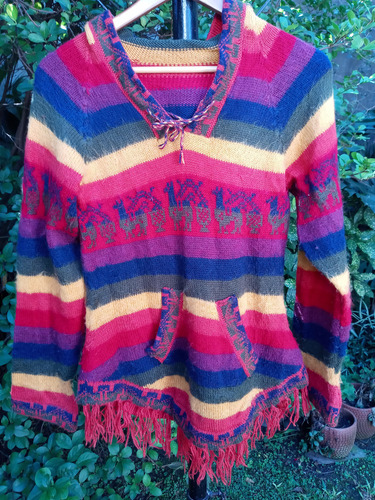 Pullover Norteño, Capucha , Rayas