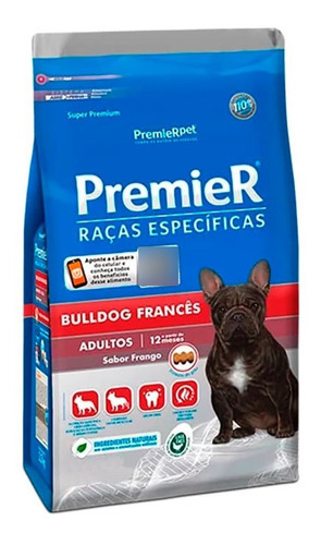 Alimento Premier Adulto Raza Bulldog Frances 7,5kg