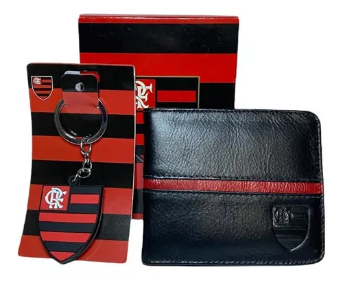 Carteira Couro Flamengo Futebol Presente Frete Grátis