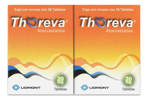 Thoreva 2 S Con 30 Tabletas 20mg