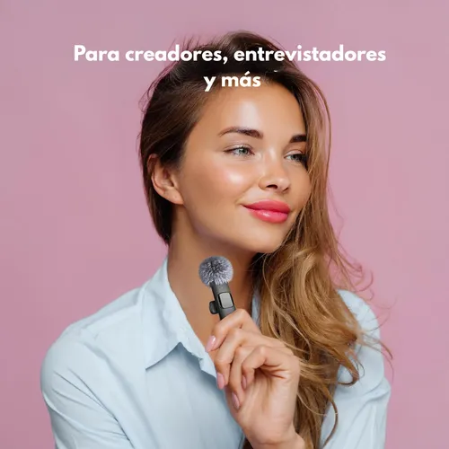 Micrófono Corbatero Inalambrico iPhone Android Usb C 2u