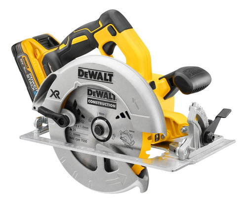 Kit Sierra Circular 7-1/4 20v +2 Baterías Powerstack Dewalt